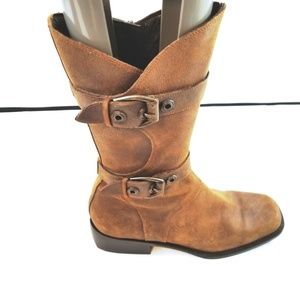 DONALD J. PLINER "Delica" Woman's Brown Distressed